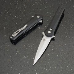 OTF Folding Knife Assisted 3.35" D2 Plain Blade, Aluminum Alloy Handles