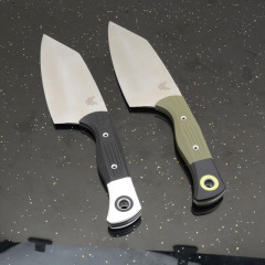 BM Station Knife Fixed Blade 5.82" CPM-154 Black Clip Point Blade, OD G10 Handles with G10 Bolsters, Plastic Sheath - 4010BK-01