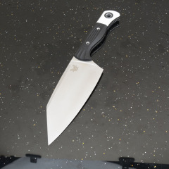 BM Station Knife Fixed Blade 5.82" CPM-154 Black Clip Point Blade, OD G10 Handles with G10 Bolsters, Plastic Sheath - 4010BK-01