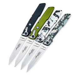 Large Italy AKC Godfather Stiletto Colt OTF AUTO Knife 4.37" 440C Steel Blade, Nylon Fiber Handles