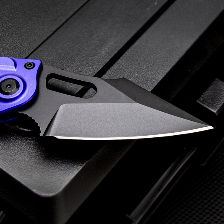MT Stitch-I AUTO Folding Knife 3.03" M390 Black Blade, T6-6061 Handles