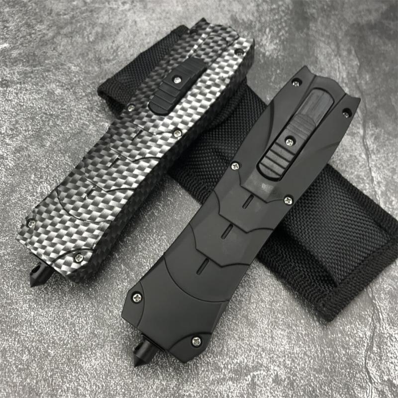 BM 3300 Infidel Dagger AUTO OTF Knife 3.62'' 440C Double Edge Blade, ABS Handles