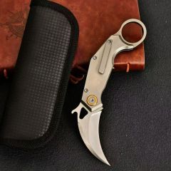 Titanium Claw karambit Tactical Fixed Blade Knife