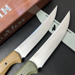 BM Hunt Meatcrafter Fixed Blade Knife 6.06" CPM-154 Cerakoted Trailing Point, G10 Handle - 4050-1