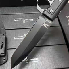 Extrema Ratio ASFK Fixed Knife 6.38" Black N690 Single Edge Blade, FORPRENE Handles