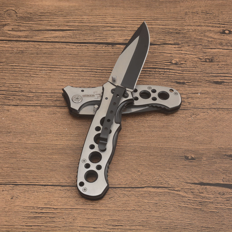 Boker 083BS Point Guard Folding Knife Assisted 3.35" 3Cr13 Plain Blade, All-steel Handles