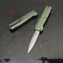 BM 4700FE AUTO OTF Knife 3.35" S30V Double Edge Blade, Aviation Aluminum Handles