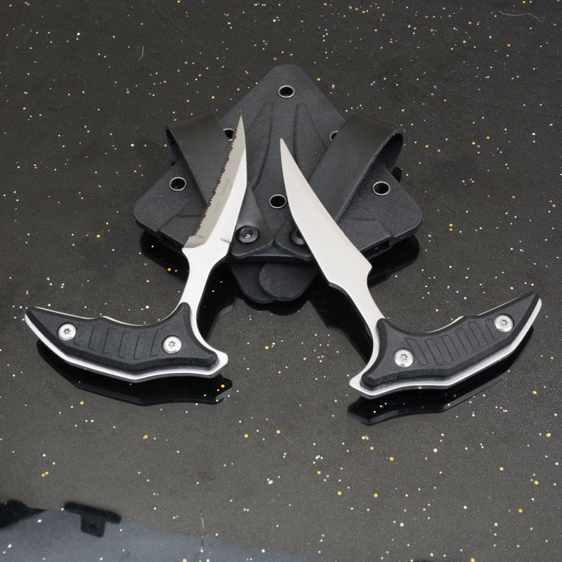 2PC/Set MT Claw karambit Tactical Fixed Blade Knife