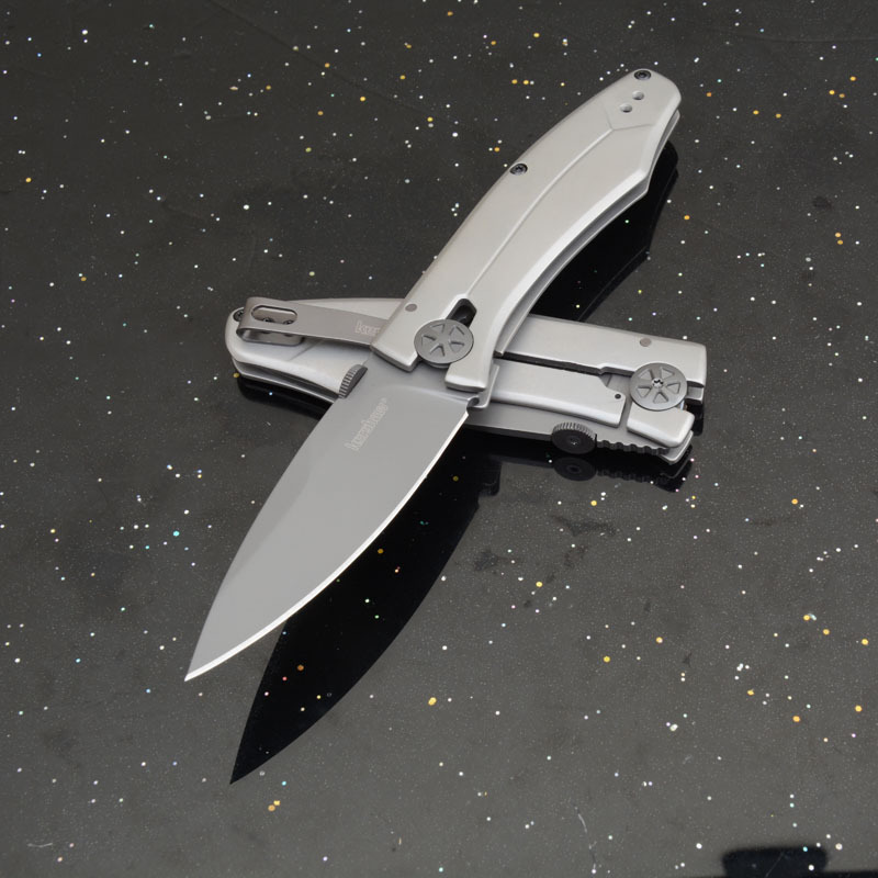 Kershaw 3440 Launch Folding Knife 3.15" 8cr13 Blade, All-Steel Handles