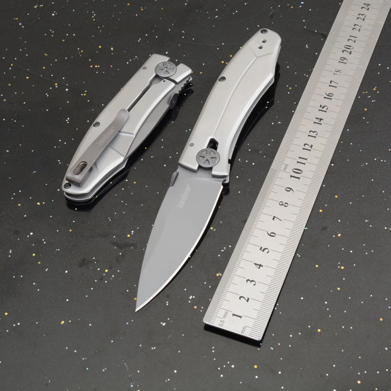 Kershaw 3440 Launch Folding Knife 3.15" 8cr13 Blade, All-Steel Handles