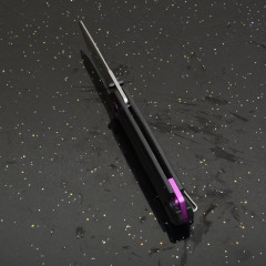 CRKT 7115 Flipper Knife 3.15" S30V Combo Drop Blade, G10 Handles