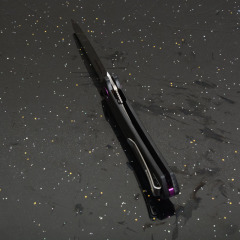 CRKT 7115 Flipper Knife 3.15" S30V Combo Drop Blade, G10 Handles