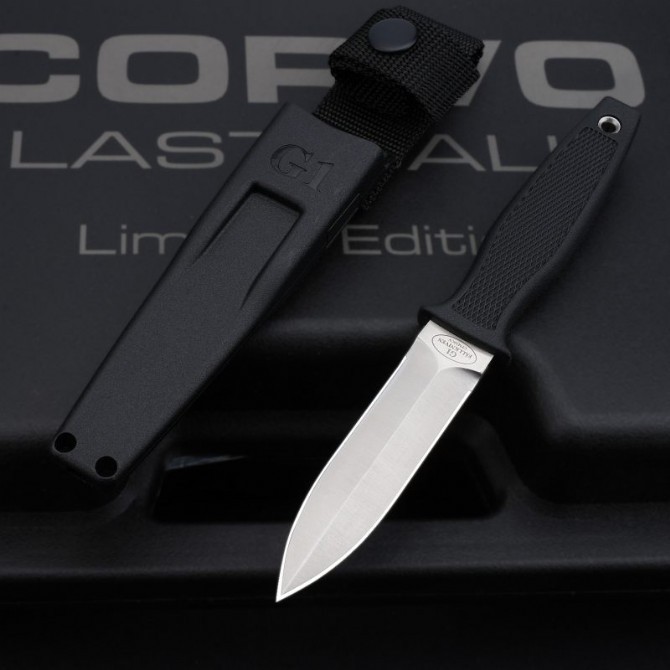 FK G1 Survival Fixed Blade Knife 3.58" Satin CPM-20CV Blade, Thermorun Handles and Sheath