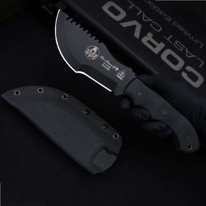 TOPS Tracker Tactical Fixed Blade Knife