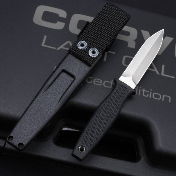 FK G1 Survival Fixed Blade Knife 3.58" Satin CPM-20CV Blade, Thermorun Handles and Sheath