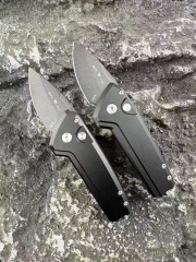 BK 839 Mini Deploy AUTO Folding Knife 1.89" 154CM Drop Point Blade, Aluminum Handles