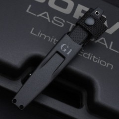 FK G1 Survival Fixed Blade Knife 3.58" Satin CPM-20CV Blade, Thermorun Handles and Sheath