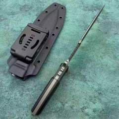 Extrema Ratio Imperial Guard Fixed Knife 7.01" Black AUS8 Single Edge Blade, G10 Handles