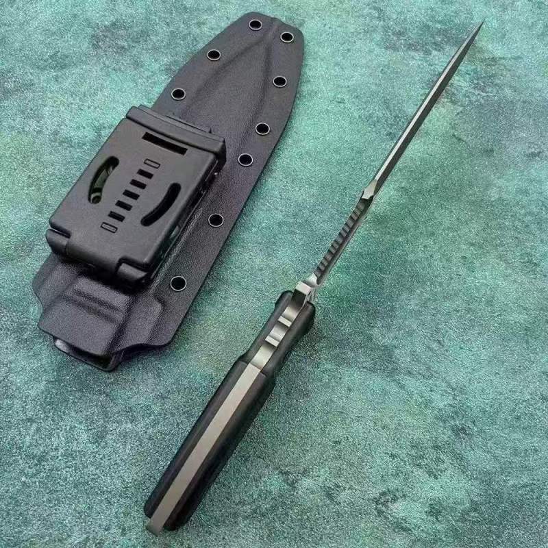 Extrema Ratio Imperial Guard Fixed Knife 7.01" Black AUS8 Single Edge Blade, G10 Handles