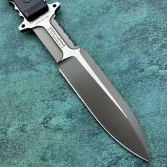 Extrema Ratio Imperial Guard Fixed Knife 7.01" Black AUS8 Single Edge Blade, G10 Handles