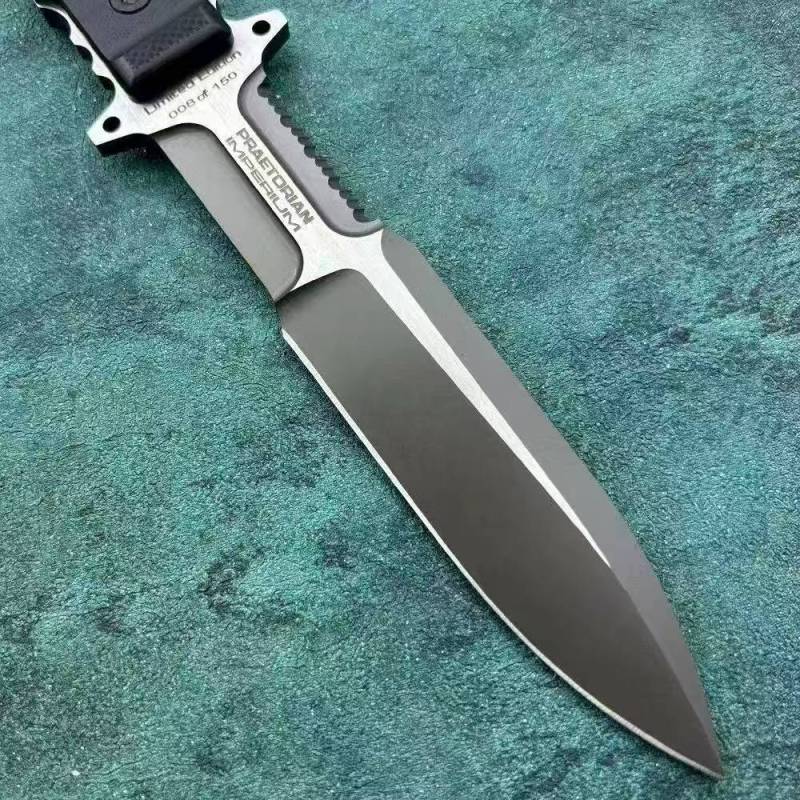 Extrema Ratio Imperial Guard Fixed Knife 7.01" Black AUS8 Single Edge Blade, G10 Handles