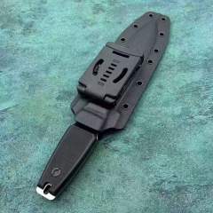 Extrema Ratio Imperial Guard Fixed Knife 7.01" Black AUS8 Single Edge Blade, G10 Handles