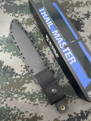 Cold Steel Trail Master Fixed Blade Knife 9.49" SK-5 Bowie Plain Blade, KratonR Handles
