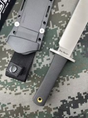 Cold Steel Trail Master Fixed Blade Knife 9.49" SK-5 Bowie Plain Blade, KratonR Handles