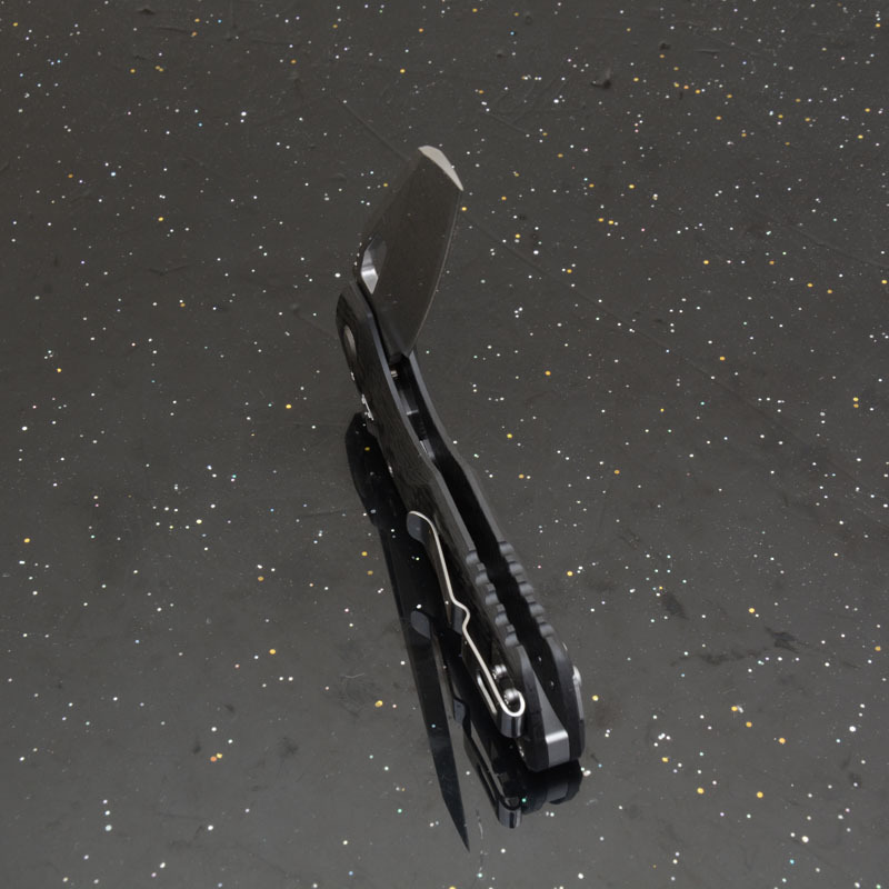 MT MSI RAM-LOK Manual Folding Knife 3.54" M390MK Plain Blade, Carbon Fiber Handles, AXIS Lock