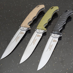 Russia Custom HOKC Folding Blade Knife 6.22" CPM-D2 Blade, G10 Handles