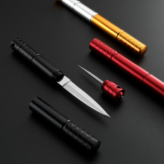Outdoor portable Pencil Mini Key Knife