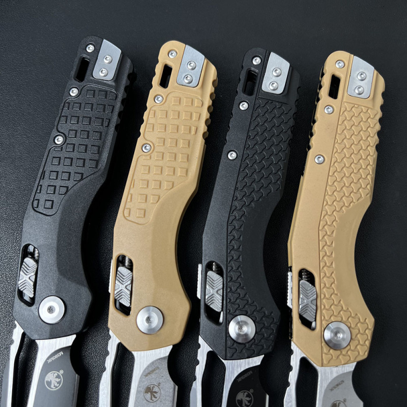 MT MSI RAM-LOK Manual Folding Knife 3.54" M390MK Plain Blade, Nylon Fiber Handles