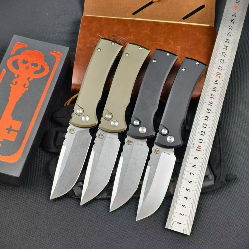 Pro-Tech Chaves Redencion 229 Auto OTF Knife 3.35" S35VN Blade, Aluminum Handles