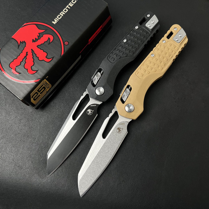 MT MSI RAM-LOK Manual Folding Knife 3.54" M390MK Plain Blade, Nylon Fiber Handles