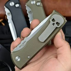 Pro-Tech Chaves Redencion 229 Auto OTF Knife 3.35" S35VN Blade, Aluminum Handles