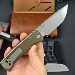 Pro-Tech Chaves Redencion 229 Auto OTF Knife 3.35" S35VN Blade, Aluminum Handles