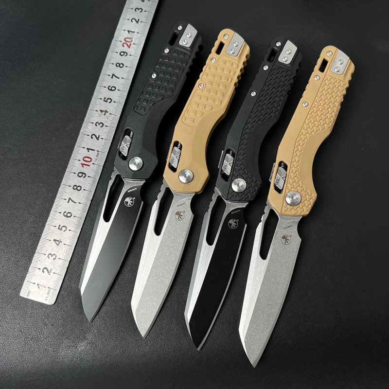 MT MSI RAM-LOK Manual Folding Knife 3.54" M390MK Plain Blade, Nylon Fiber Handles