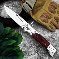 Cold Steel AK-47 Auto Folding Knife 3.94" 440C Blade, Redwood Handles - AK47
