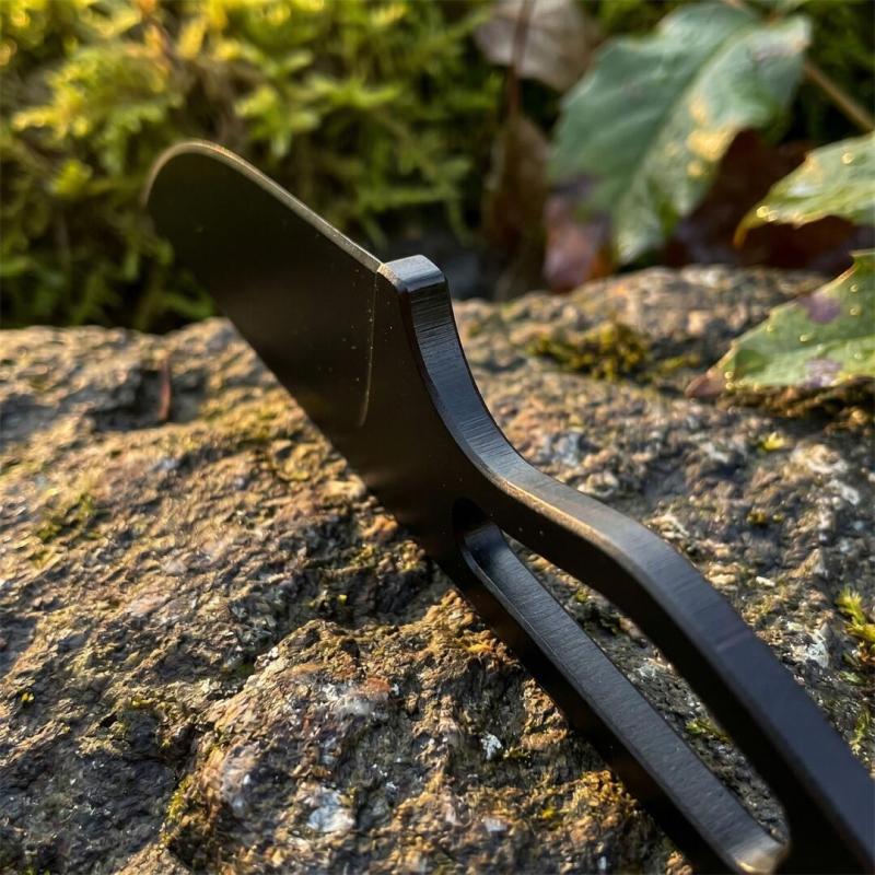 ANT IZULA Fixed Blade Knife 2.76" 8Cr13 Satin Blade, 8Cr13 Handles