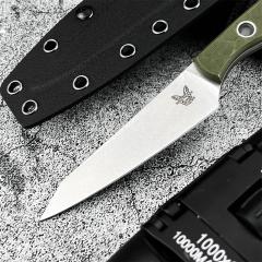 BM 4045 Knife Fixed Blade 3.82" 9Cr13 Blade, OD G10 Handles