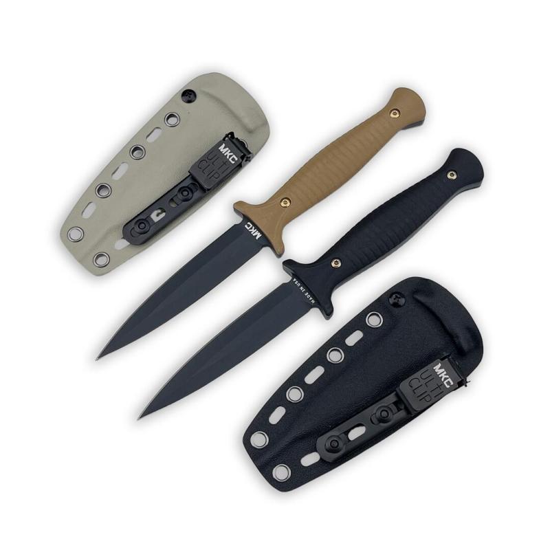 MKC Fixed Blade Knife 4.33" 9Cr13 Blade, G10 Handles