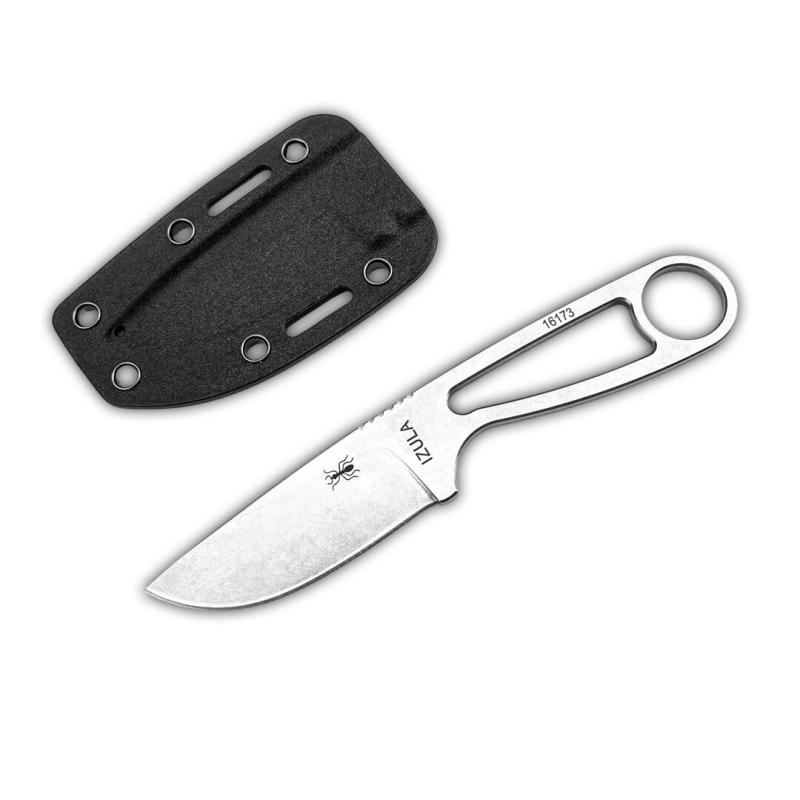 ANT IZULA Fixed Blade Knife 2.76" 8Cr13 Satin Blade, 8Cr13 Handles