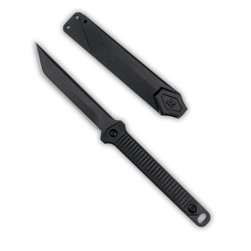 Kershaw 4008 Fixed Blade Knife 3.66" 8cr13 Blade, Nylon Fiber Handles