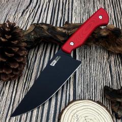 MKC Kitchen Fixed Blade Knife 5.91" 9Cr13 Blade, G10 Handles