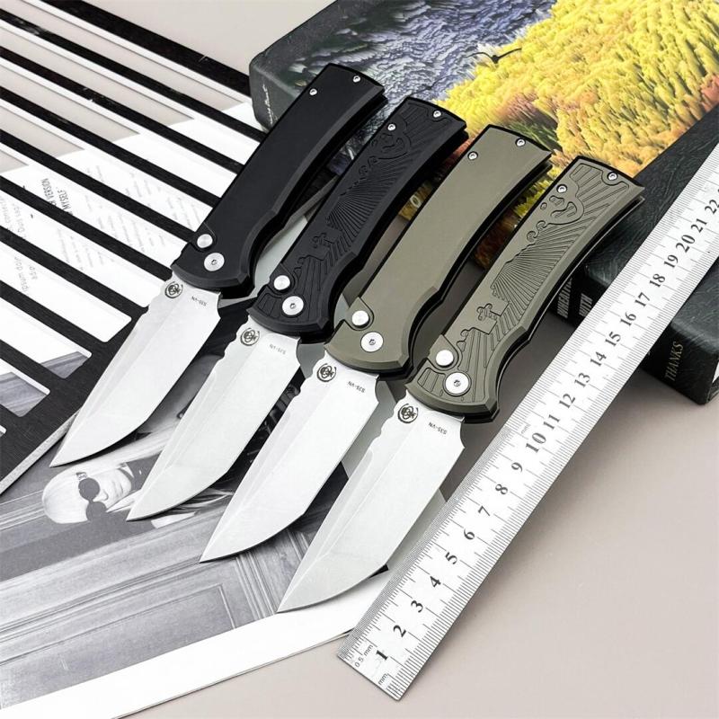 Pro-Tech Chaves Redencion 229 Auto OTF Knife 3.35" S35VN Blade, Aluminum Handles