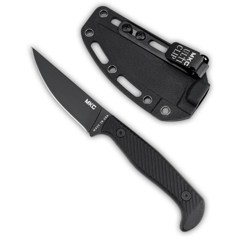 MKC Fixed Blade Knife 3.74" 8Cr13 Blade, Nylon Fiber Handles