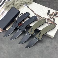SOG TAC XR Folding Knife 3.54" 440c Plain Blade, Nylon Fiber Handles