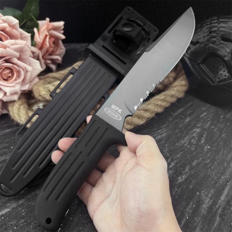 Mad-dog MPK Fixed Blade Knife 7.01" 9Cr13 Blade, Nylon Fiber Handles