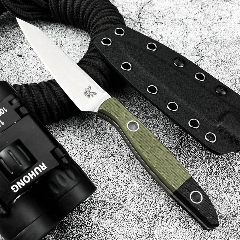BM 4045 Knife Fixed Blade 3.82" 9Cr13 Blade, OD G10 Handles