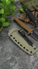 MKC Fixed Blade Knife 4.33" 9Cr13 Blade, G10 Handles